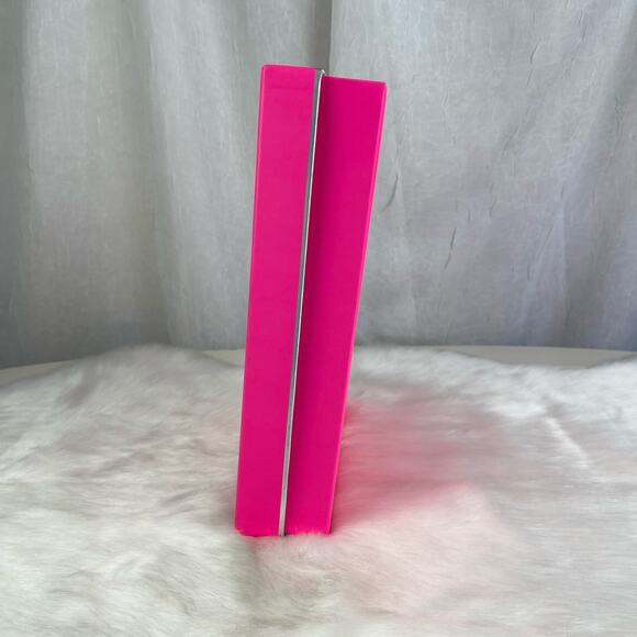 Victoria’s Secret PINK Gift Decor Storage Box Silver Holographic Logo - Picture 4 of 16